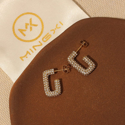 Micro Pave Luxury Cubic Zirconia 18K Gold