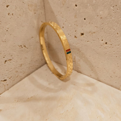 Decenzo Premium Gold-Plated Bangle – Gucci Inspired Design