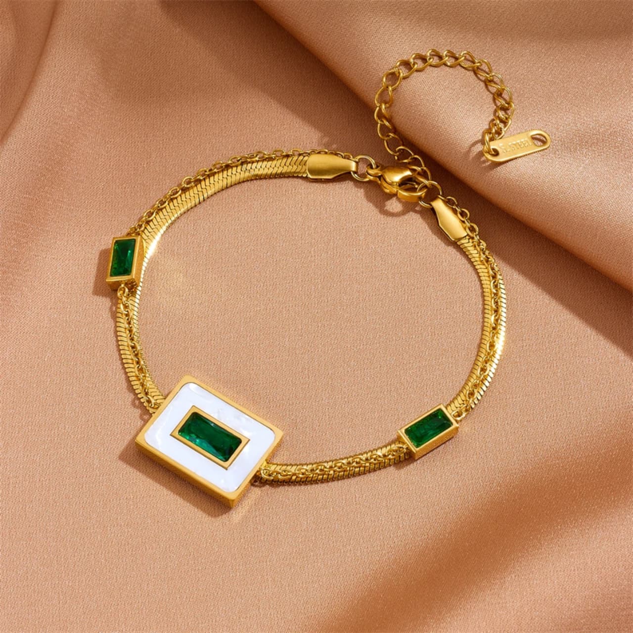 Emerald green combo set