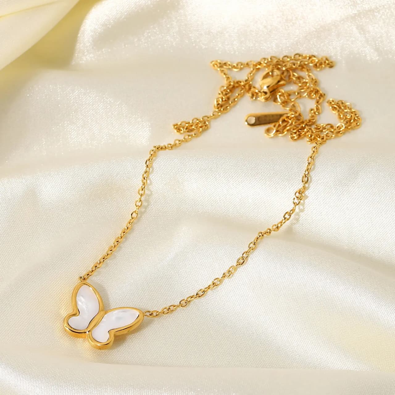 Golden Flutter Necklace/ Butter Fly Necklace