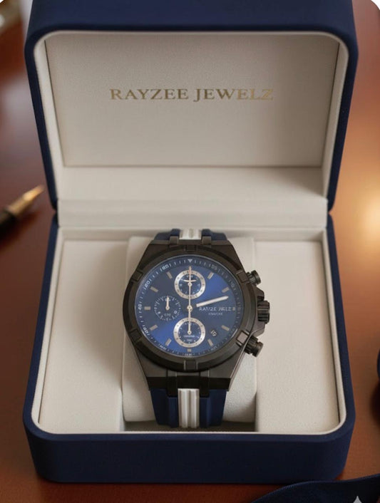 Rayzee Royal Blue Chronograph – Premium Men's Watch