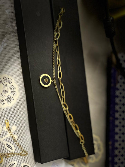 LARA 2 | double chain bracelet