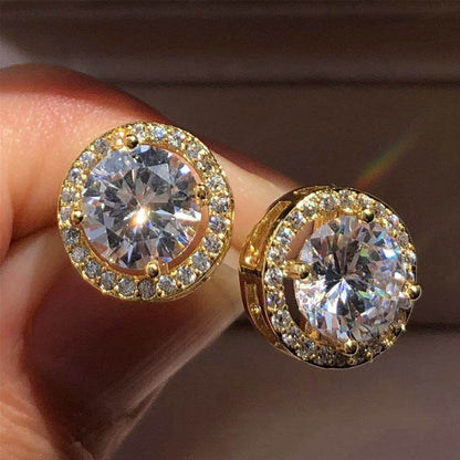 Zircon Earings Silver
