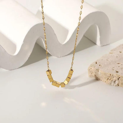 Minimal Luxe Cube Pendant | VV-24-GSP-0057