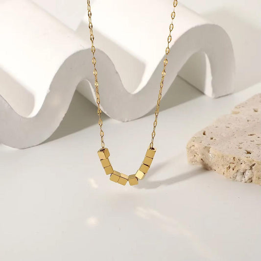 Minimal Luxe Cube Pendant | VV-24-GSP-0057