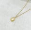Oval Medallion Necklace Everyday Minimalist Necklace
